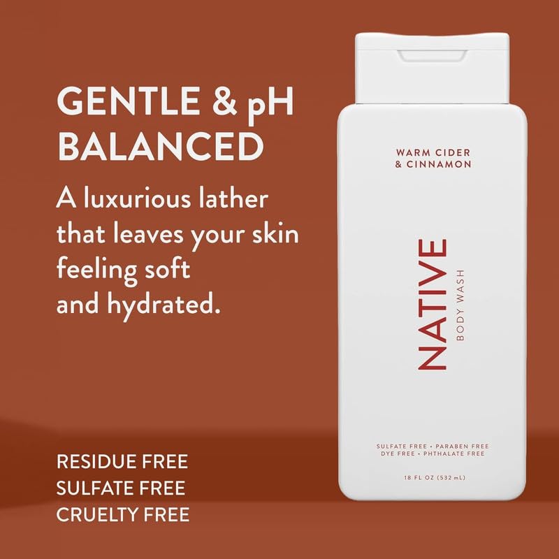 Native Seasonal Body Wash, Warm Cider & Cinnamon, 18 oz ? 2 Pk - Image 2