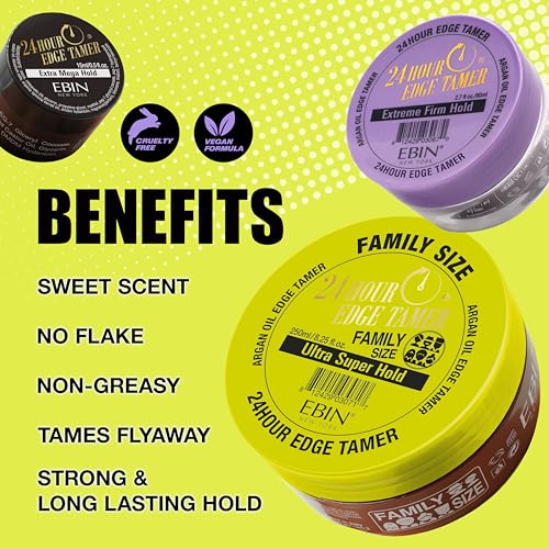 EBIN NEW YORK 24 Hour Edge Tamer - Extreme Hold, 6.09 oz - Image 3