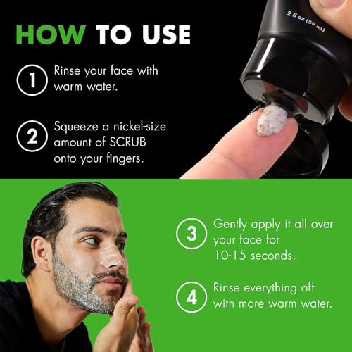Tiege Hanley Men's Exfoliating Face Wash 2 Oz Gentle Pore Cleanser for Sensitive Skin - Image 5