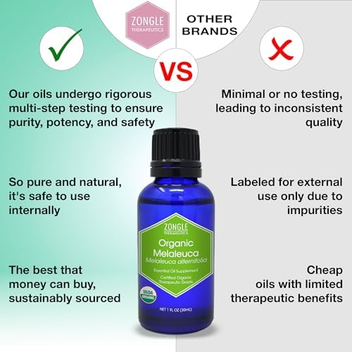 Zongle Therapeutics 100% Pure Organic Tea Tree Oil, 1 OZ - Image 9