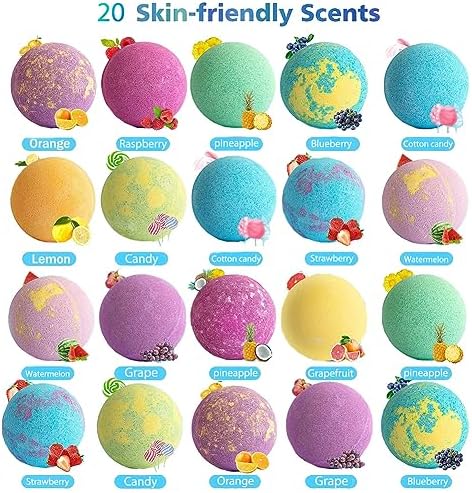 Organic Kids Bath Bombs 20 Pack with Surprise Puppy Toys Inside - Image 3