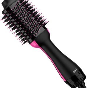 4-in-1 Hair Dryer Brush with Ceramic Barrel for All Hair Types