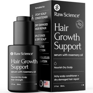 Biotin Rosemary Hair Growth Serum with Caffeine Coconut Avocado Oil 1 Fl Oz