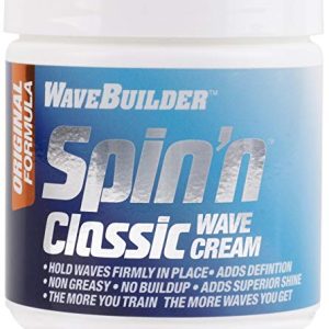 WAVEBUILDER Classic Wave Cream 8 oz for Soft, Defined Waves and Curls