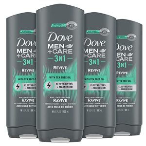 DOVE MEN + CARE 3N1 Post-Workout Body Wash, 4 Count