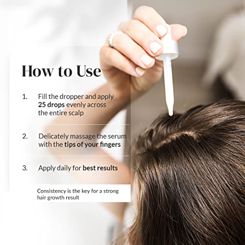 Kerotin Hair Growth Serum with Castor Oil for Women, DHT Blocker, Natural, USA - Image 7