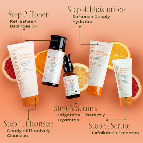 InstaNatural Vitamin C Face Scrub, Exfoliates & Minimizes Wrinkles, 2 Fl Oz - Image 6