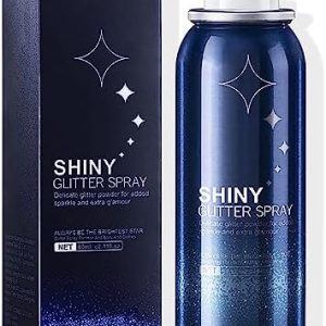 Long-Lasting Body Glitter Spray for Hair, Clothes & Makeup - 2.11 Fl Oz