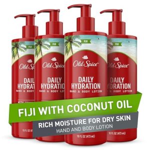 Old Spice Fiji Hand & Body Lotion, 16 oz, 4-Pack
