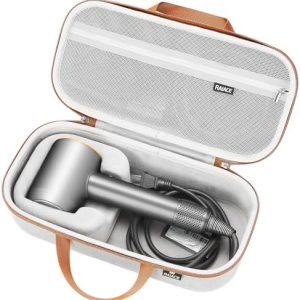 RAIACE Gray Hard Case for Dyson Hair Dryer - Travel Bag Only