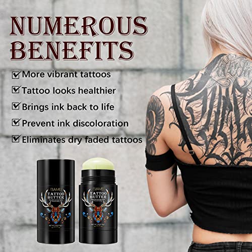 Tattoo Aftercare Balm 2.6 oz - Organic Moisturizer for Old & New Tattoos - Image 3