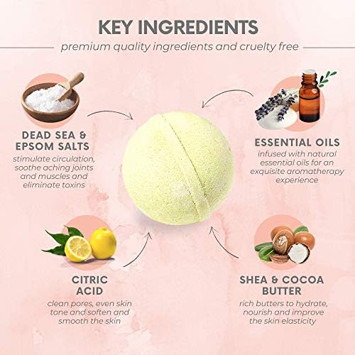 Levitural Organic Bath Bombs with Dead Sea Salt ? Set of 6 - Image 2