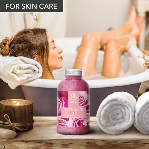 Rose Bath Salts 21.16 Oz ? Relaxing Aromatherapy Spa Soak - Image 6