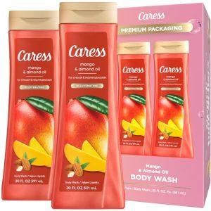 Caress Mango and Almond Oil Body Wash Twin Pack 20 Fl Oz Each