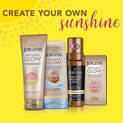 Jergens Natural Glow Self Tanner Lotion, Fair to Medium, 7.5 Oz (2-Pack) - Image 6