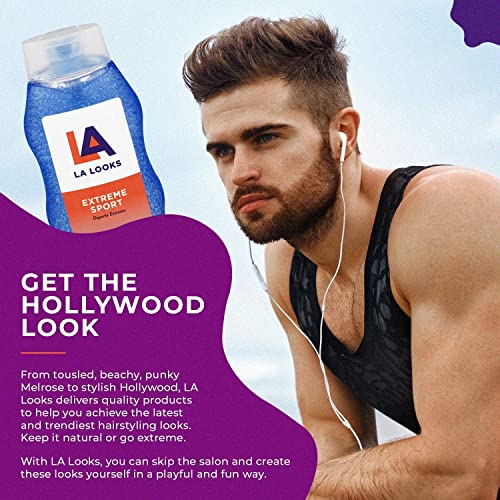 LA Looks Extreme Sport Hair Gel 20 Oz - High Hold for Active Use - Image 4