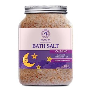 Calming Bath Salts with Sandalwood, Lavender & Bergamot