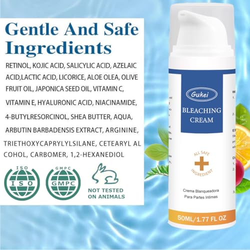 Intimate Skin Bleaching Cream for Dark Spots on Body Areas - Image 2