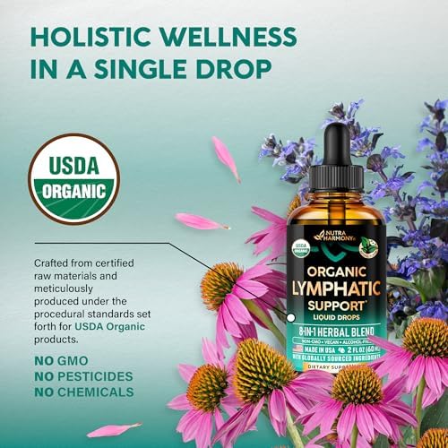 Organic Lymphatic Drainage Drops ? Immune Support, 2 fl oz - Image 3