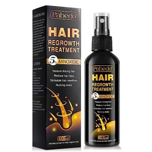 5% Minoxidil Hair Growth Serum with Castor Oil and Biotin, 100ml, For Thicker Hair