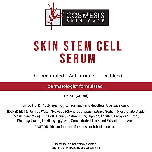 Cosmesis Skin Stem Cell Serum with Seaweed and Swiss Apple 1 fl oz - Image 6