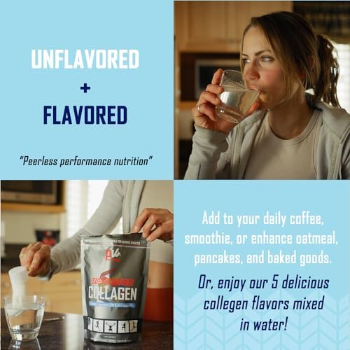 PhysiVantage Hydrolyzed Chocolate Collagen Peptides Powder Keto Friendly 16oz with Vitamin C BCAAs - Image 7