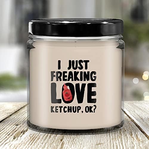 Vanilla Scented Ketchup Lover Candle Funny Gift & Decor 8oz Capacity - Image 2