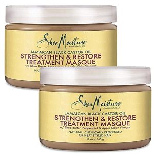 SheaMoisture Jamaican Black Castor Oil Strengthen & Restore Hair Mask, Paraben Free