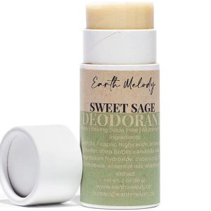 Earth Melody Natural Deodorant, Sweet Sage, 24-Hour Protection