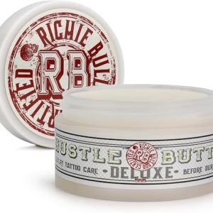 Hustle Butter Vegan Tattoo Balm - Aftercare for New & Old Tattoos, No Petroleum