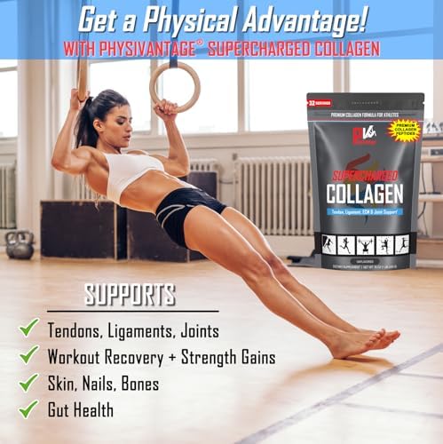 PhysiVantage Hydrolyzed Chocolate Collagen Peptides Powder Keto Friendly 16oz with Vitamin C BCAAs - Image 2