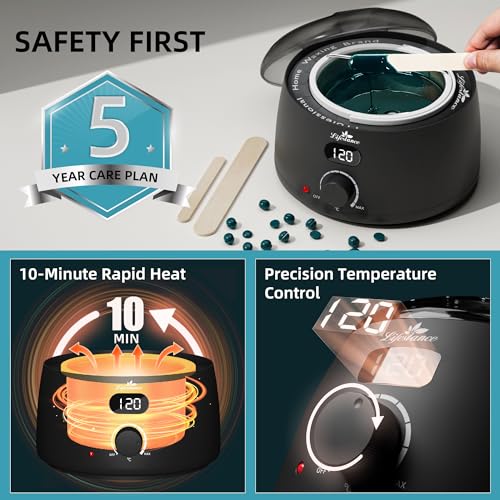 Lifestance L2 Digital Wax Heater, 500ml for Hair Removal, Fast Heat - Image 2
