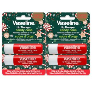 Vaseline Candy Cane Lip Therapy Stick Twin Pack – Holiday Limited Edition