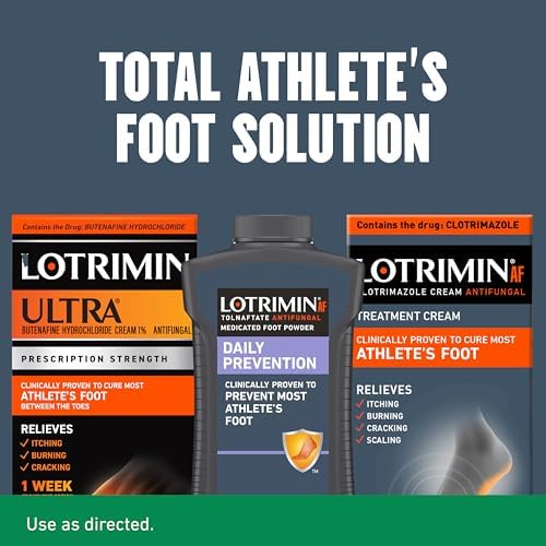 Lotrimin Medicated Foot Powder 6.25 oz for Antifungal Sweat and Odor Control - Image 5