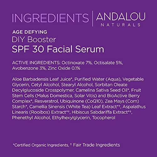 Andalou Naturals SPF 30 Unscented Anti-Aging Facial Serum - Image 6