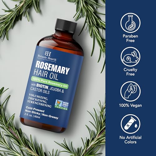 Rosemary Oil for Hair Growth with Biotin & Oils 2 fl oz - Image 6