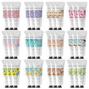BODY & EARTH Love 36 Mini Hand Creams Gift Set for Women 1.0 oz each
