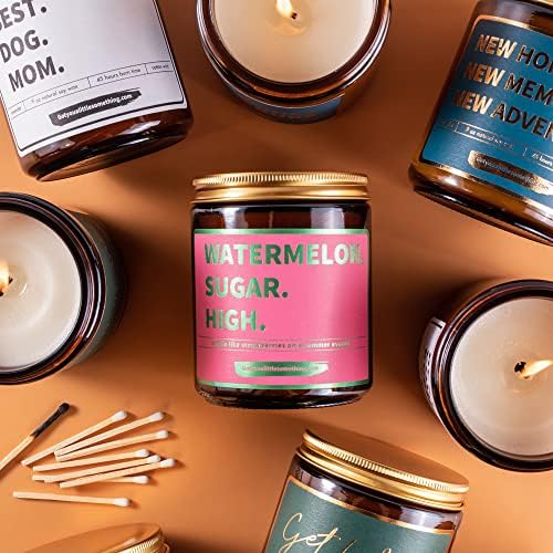 Watermelon Sugar High Soy Candle - 9oz Harry Styles Gift for Fans - Image 4