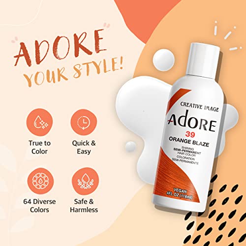 Adore 158 Mystic Gray Semi-Permanent Vegan Hair Color - 4 Fl Oz - Image 4