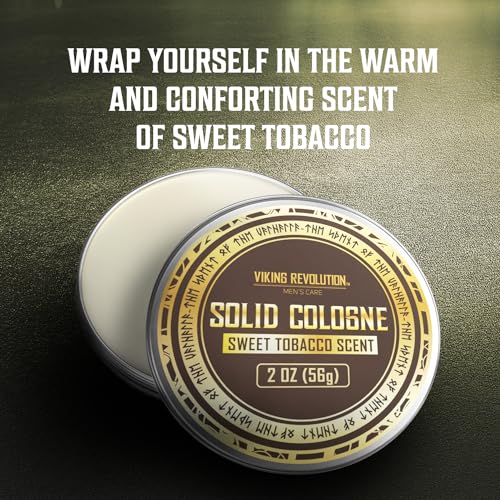 Viking Revolution Sweet Tobacco Solid Cologne for Men 2 Oz Travel Balm Wax - Image 4