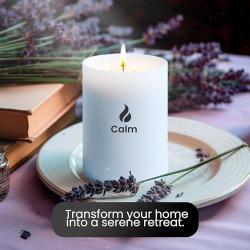 Calming Lavender Basil Jasmine Soy Candle 50 Hour Burn Time 8.3oz Aromatherapy Jar - Image 7