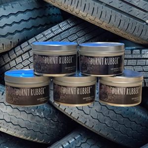 Burnt Rubber Scented Candle - Unique Aroma for Car Enthusiasts