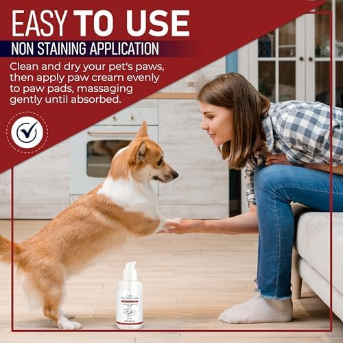 Dog Paw Pad Balm - 3-in-1 Moisturizer & Lick Safe Cream for Paws, Nose, Elbows - 3.5 Oz - Image 7