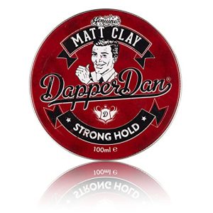 Dapper Dan 100ml Strong Hold Matte Clay ? Smoked Saffron Leather