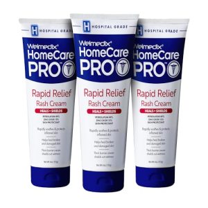 Zinc Oxide Diaper Rash Cream, Hospital Grade for Sensitive Skin, 4oz Tube (3-Pack)