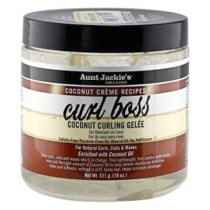 Aunt Jackie's Coconut Curl Boss Styling Gel 18 oz for Natural Curly Hair