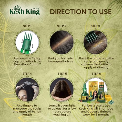 Ayurvedic Hair Oil with Bhringraj & Amla for Growth, Thickness, 300ml - Image 7