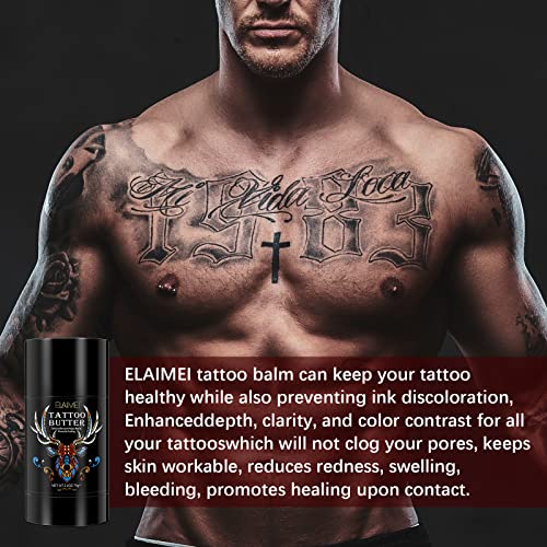 Tattoo Aftercare Balm 2.6 oz - Organic Moisturizer for Old & New Tattoos - Image 5