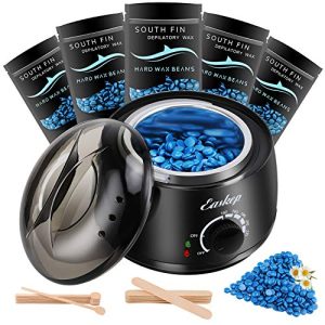 Easkep Professional Wax Warmer Kit with 6 Temperature Settings, Includes 5 Hard Wax Packs and Applicators