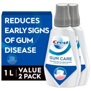 Crest Pro-Health Gum Care Mouthwash, 2-Pack, Alcohol-Free